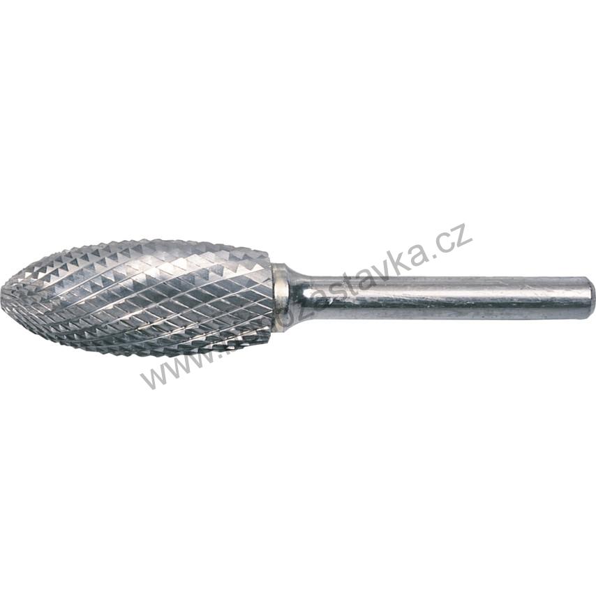 Fréza obrysová karbidová 13x32 st.6mm sek 6 - Tvar “plamen”