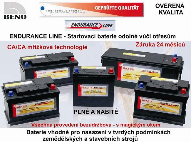 Autobaterie Endurance Line 12V 95Ah 760A - 315x175x190 - Bezúdržbová