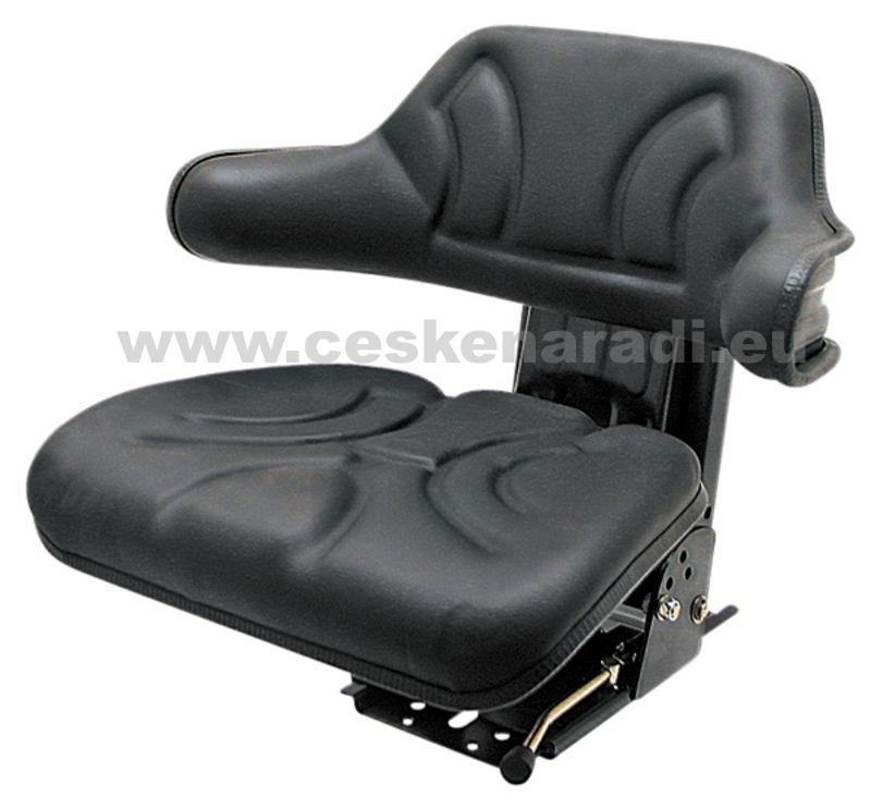 Sedadlo mechanicky odpružené - opěrky- PVC