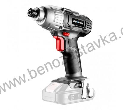 GRAPHITE Akumulátorový rázový utahovák 18V, Li-Ion,