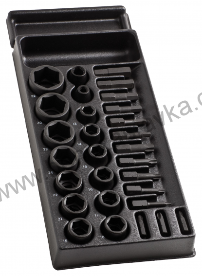 Modul s 1/2" rázovými hlavicemi a bity