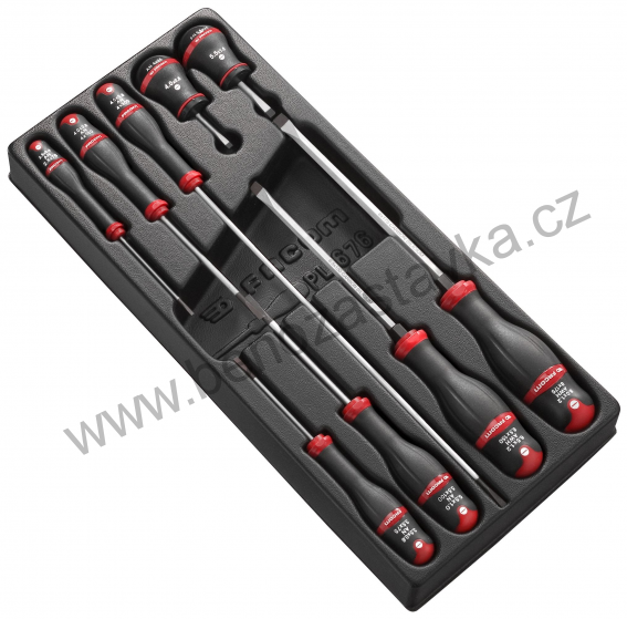Modul s 9 plochými šroubováky 