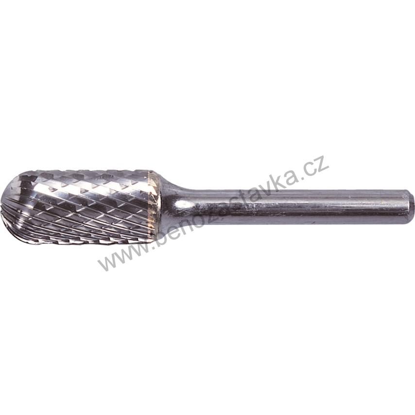 Fréza obrysová karbidová 8x19 st.6mm sek 6 - Válcová s kulovou špičkou