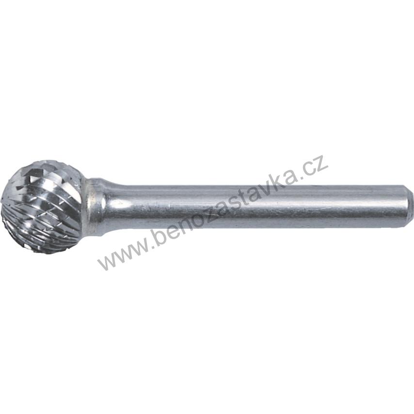 Fréza obrysová karbidová 8x6 st.6mm sek 6 - Kulový tvar