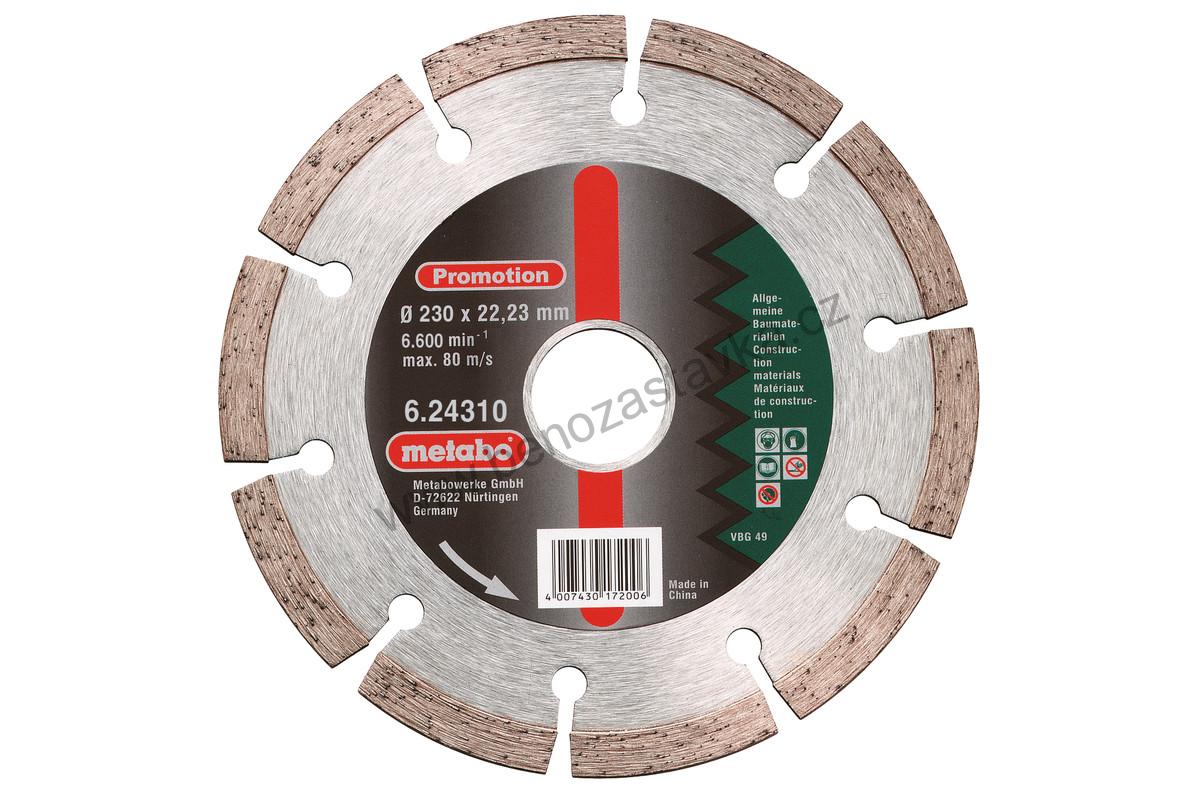 METABO Diamontový kotouč 230x22,23 - Dělený segment