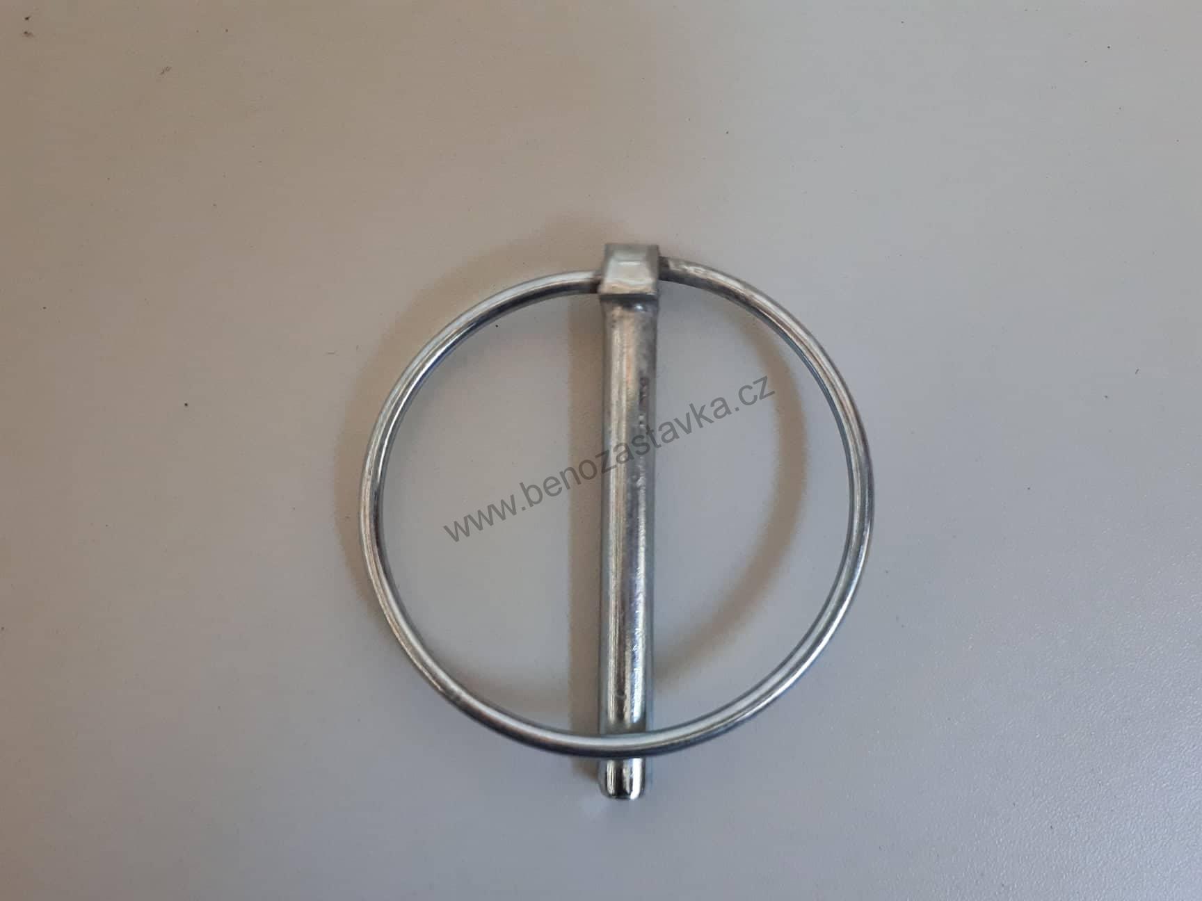 Závlačka S VELKÝM OKEM 8 x 60 x 70 mm - oko / čep