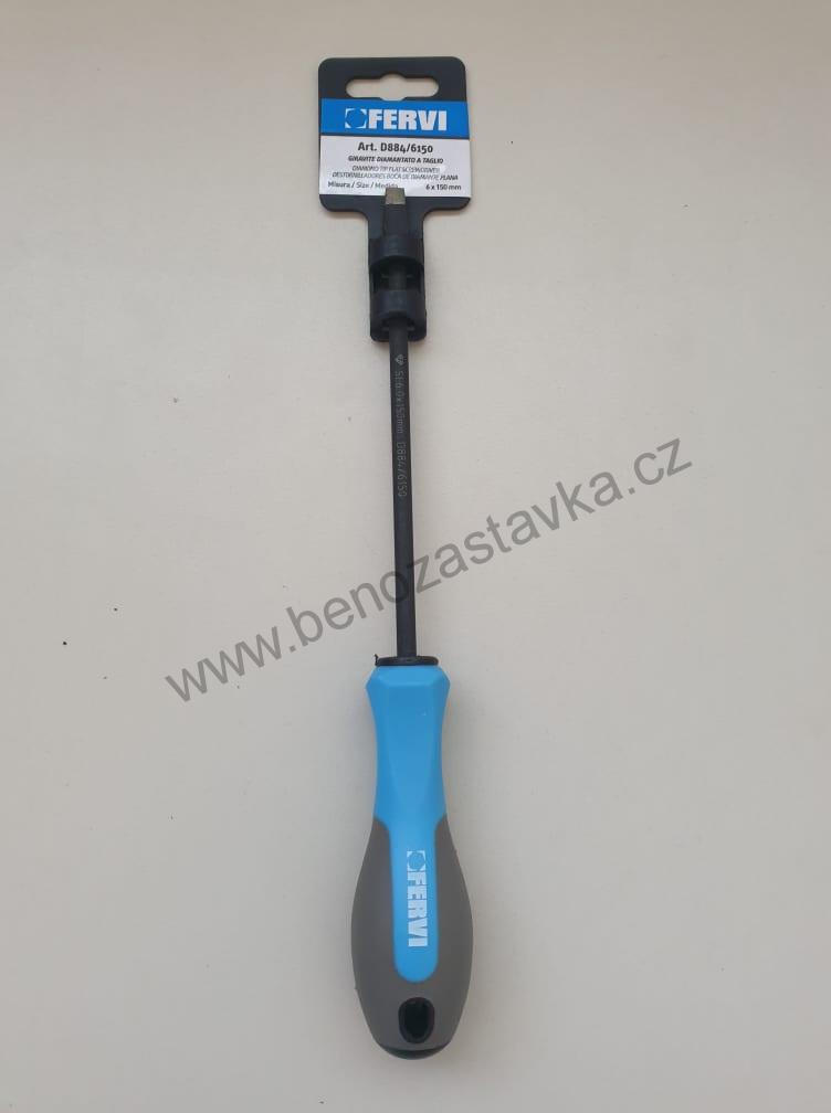 Šroubovák plochý - DIA hrot - 6x150 mm - FERVI