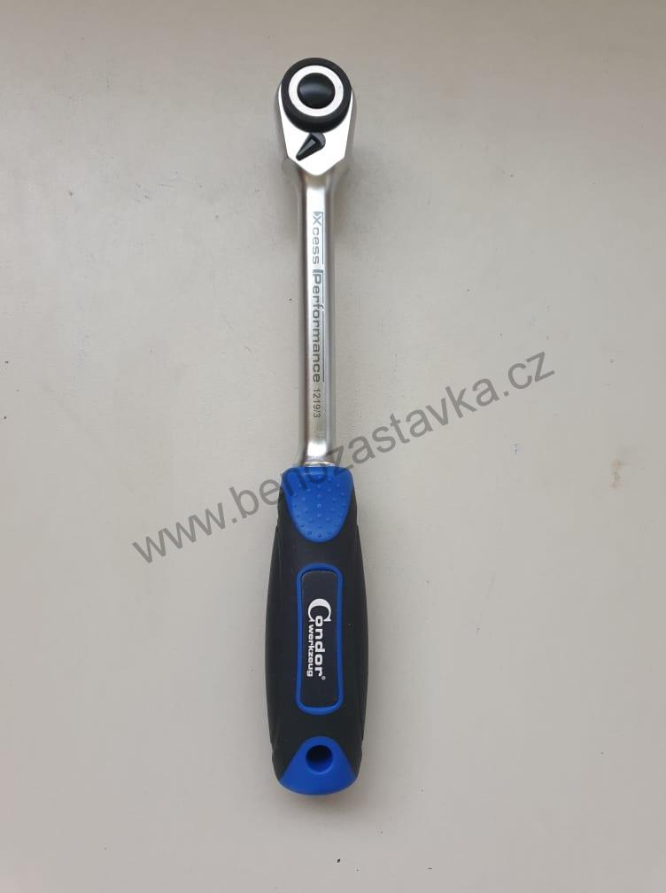 Ráčna ergonomická s otočným kolečkem 1/2" 72 zubů - CONDOR