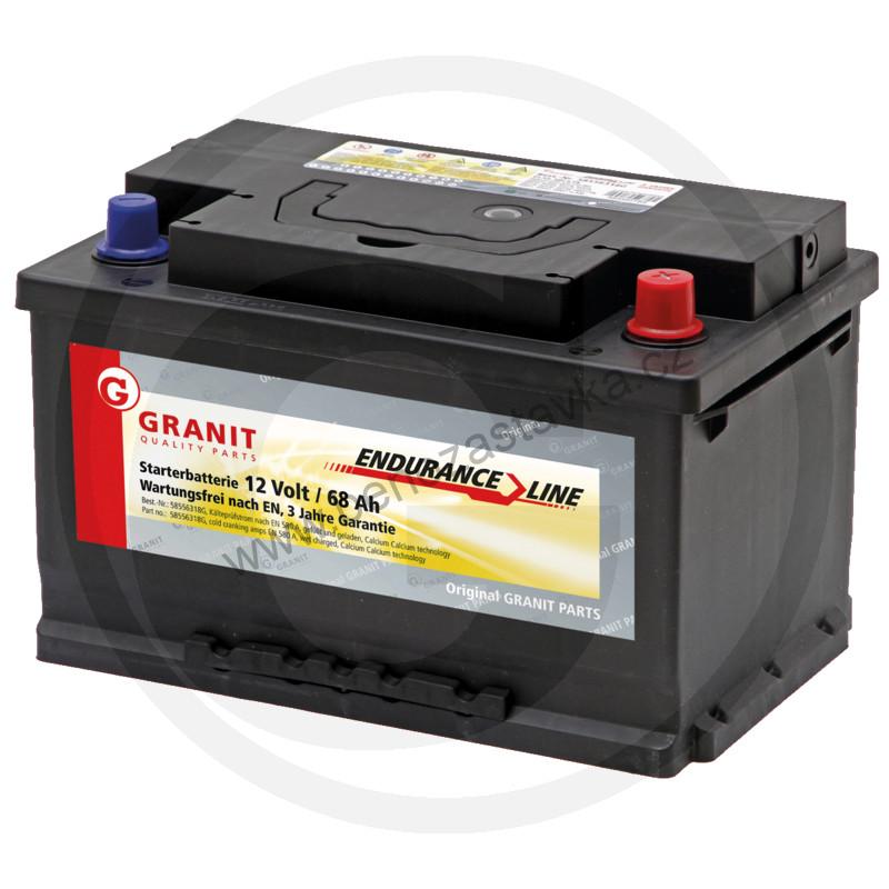 Autobaterie Endurance Line 12V 68Ah 580A - 277x175x175 - Bezúdržbová