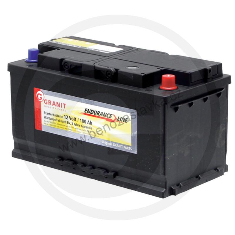 Autobaterie Endurance Line 12V 100Ah 820A - 353x175x190 - Bezúdržbová
