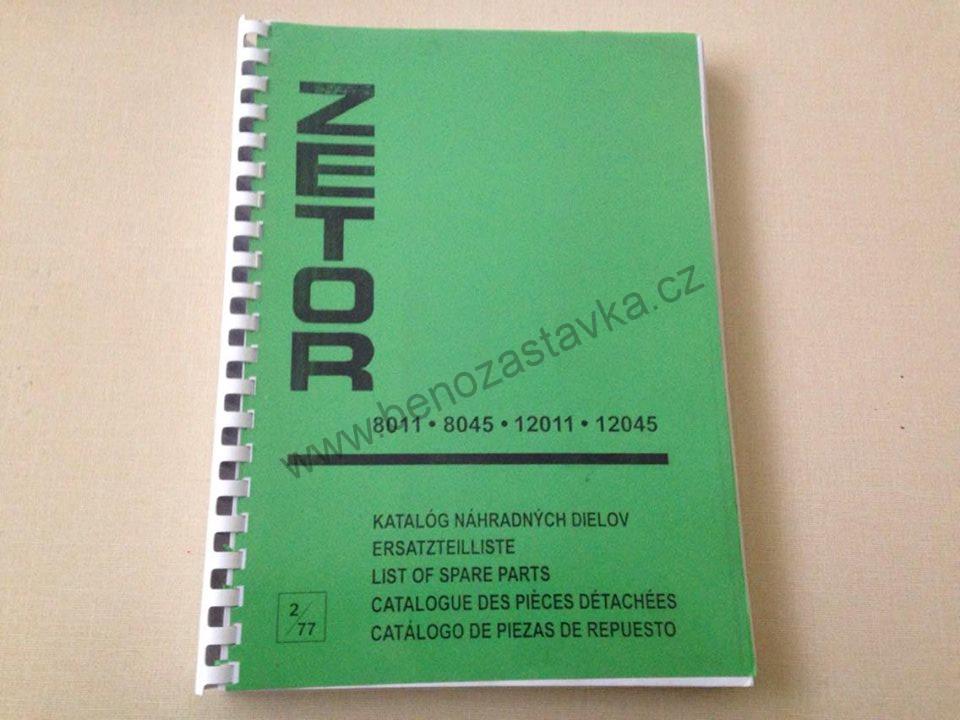 Katalog náhradních dílů Zetor 8011 8045 12011 12045 /P147