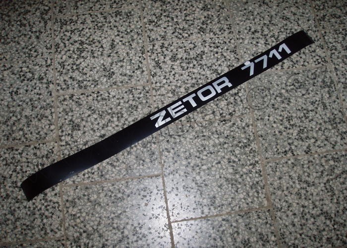 Nápis boční pravý Zetor 7711 - Zetor URI