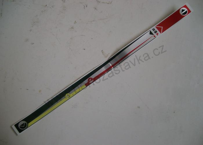 Štítek regulační hydrauliky - Zetor URI