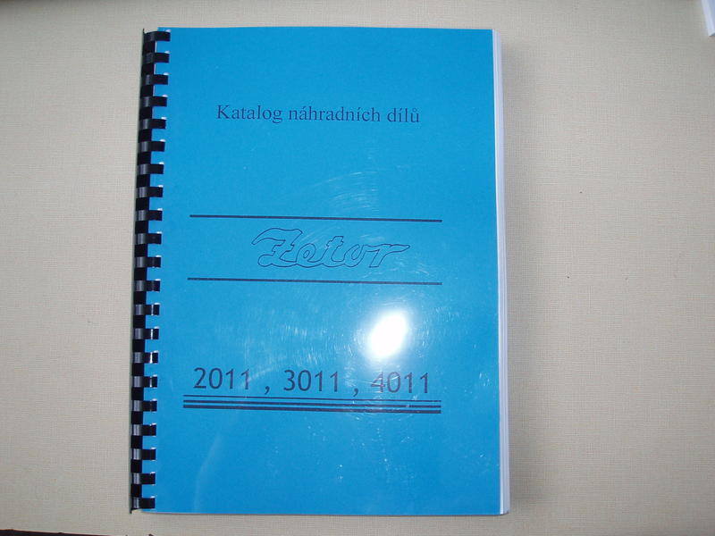 Katalog náhradních dílů Zetor 2011 3011 4011