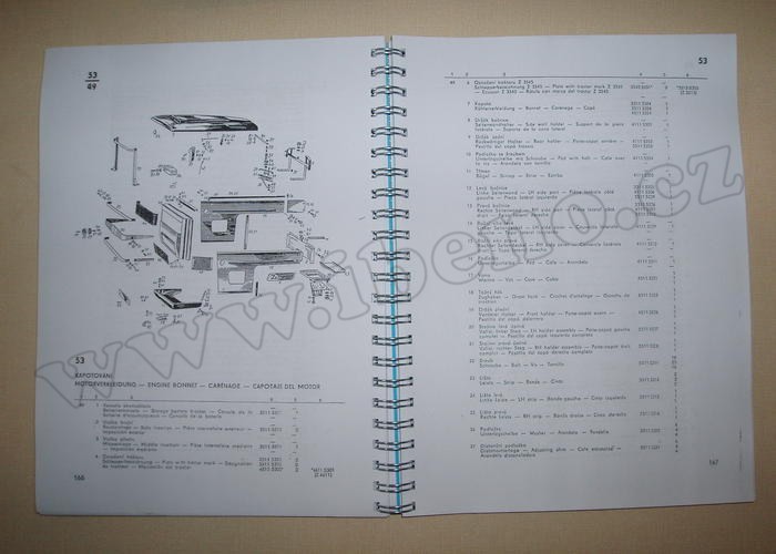 Katalog náhradních dílů Zetor 2511 3511 4511 3545 3513 4611
