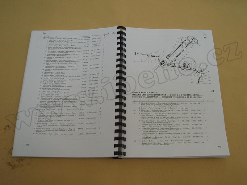 Katalog náhradních dílů Zetor 5511 5545 5611 5645 5647