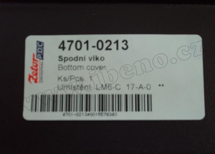 Spodní olejová vana 3V - Zetor 4712 4718 4911 5011 5211 5213 5243 3320