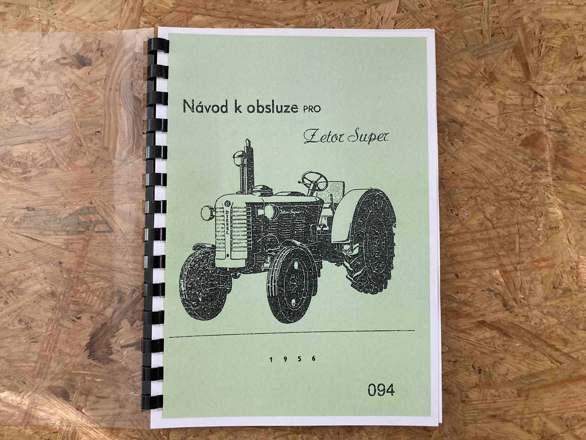 Návod k obsluze Zetor 50 Super