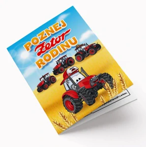 Omalovánka Poznej Zetor rodinu CZ