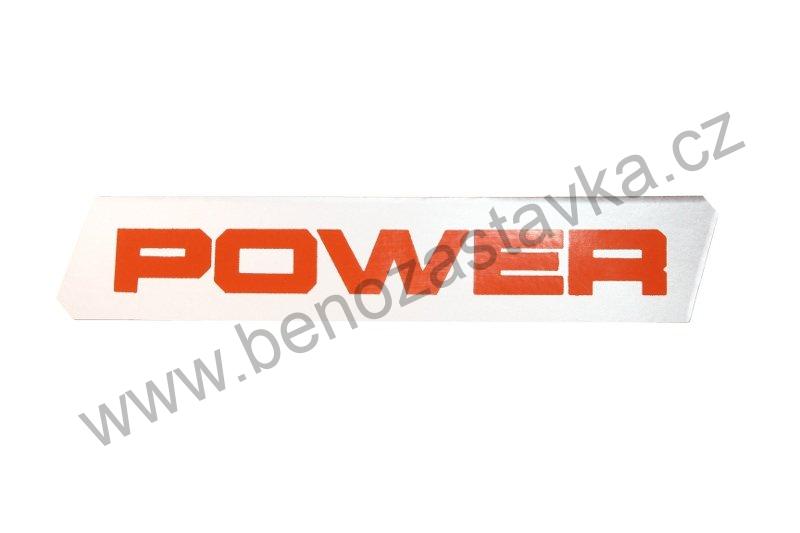 Matný nápis POWER, pravý - Zetor URII