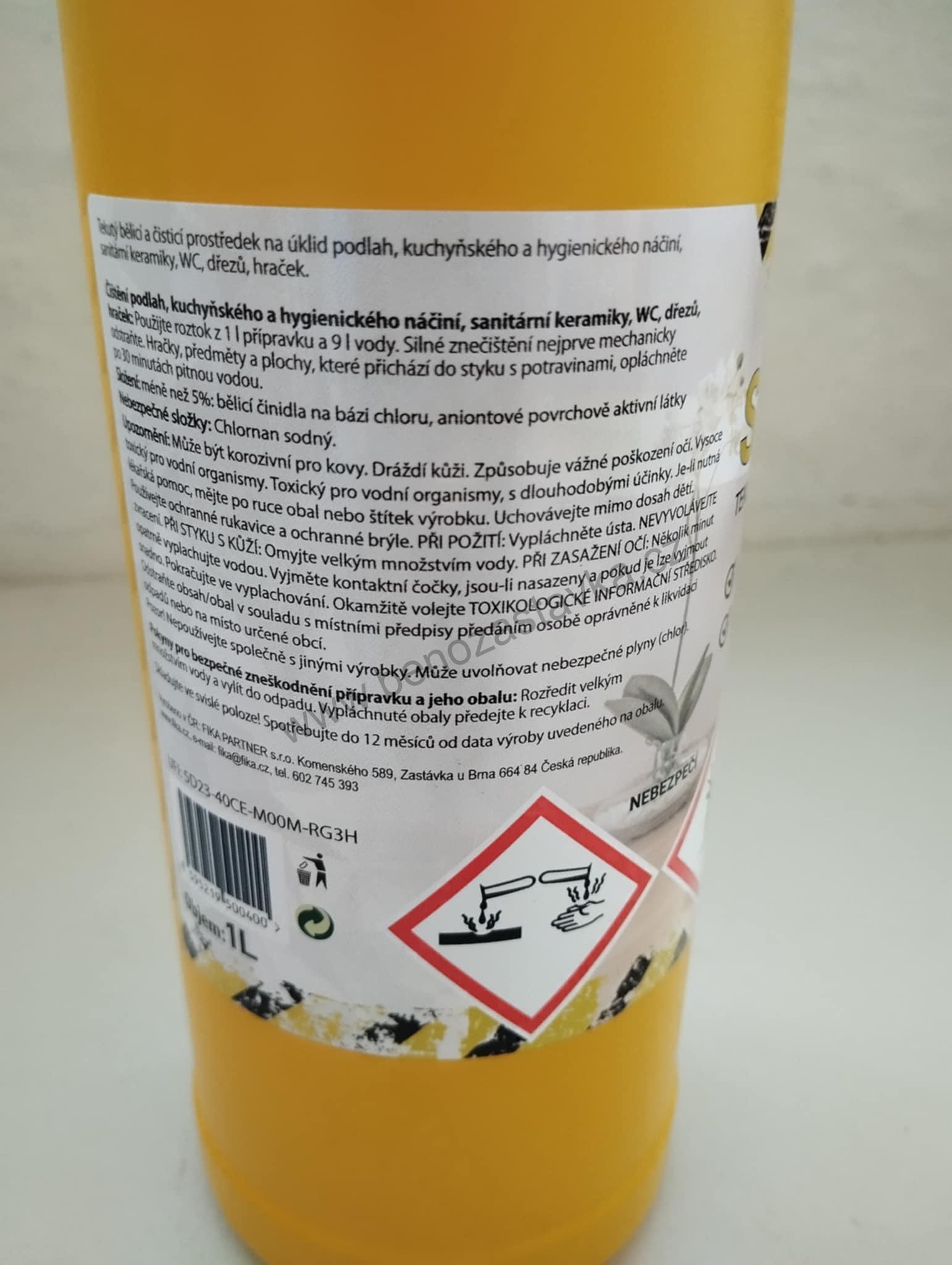 Sandex 1l - Tekutý bělící prostředek na úklid