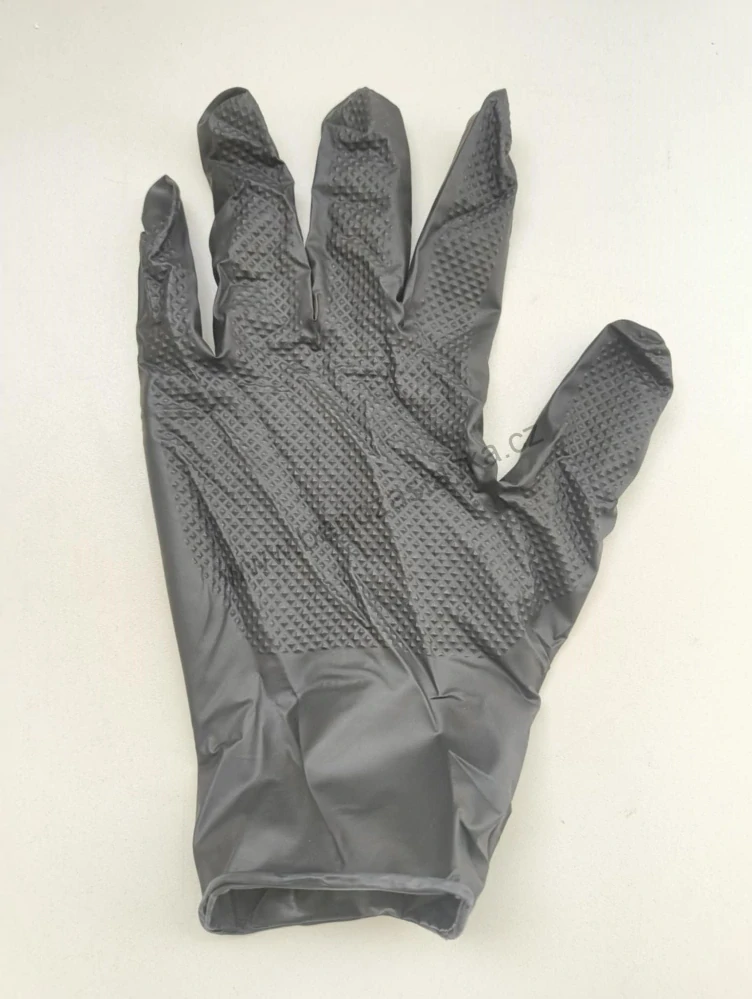 Jednorázové rukavice - SCHWARZ GRIP - vel. S - Nitrilové - 50ks