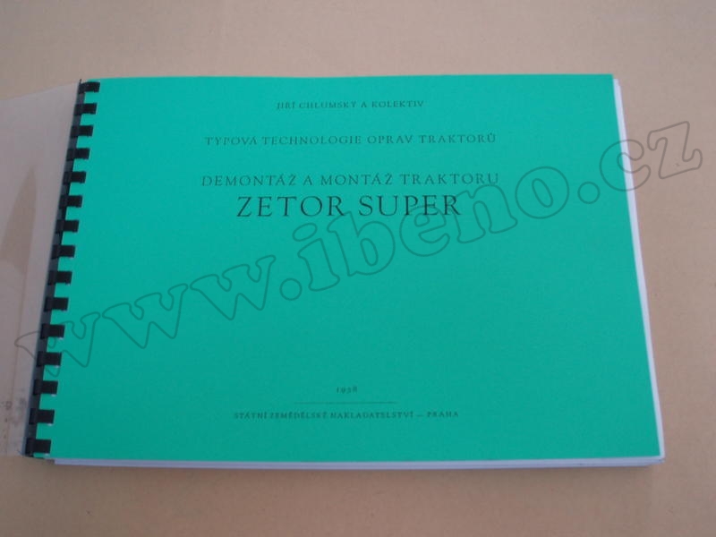 Dílenská příručka Zetor Super 50