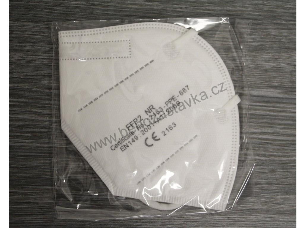 Respirátor FFP2 - bez ventilku