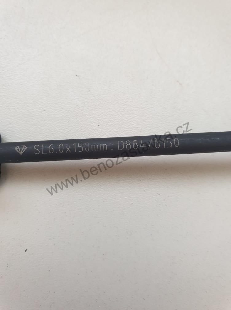 Šroubovák plochý - DIA hrot - 6x150 mm - FERVI