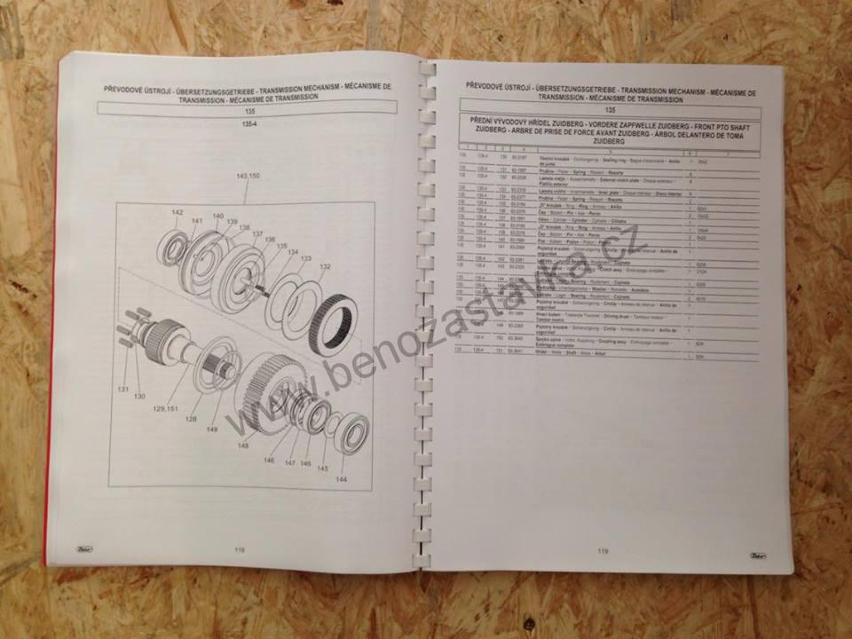 Katalog náhradních dílů Zetor Proxima Power 85 95 105 115