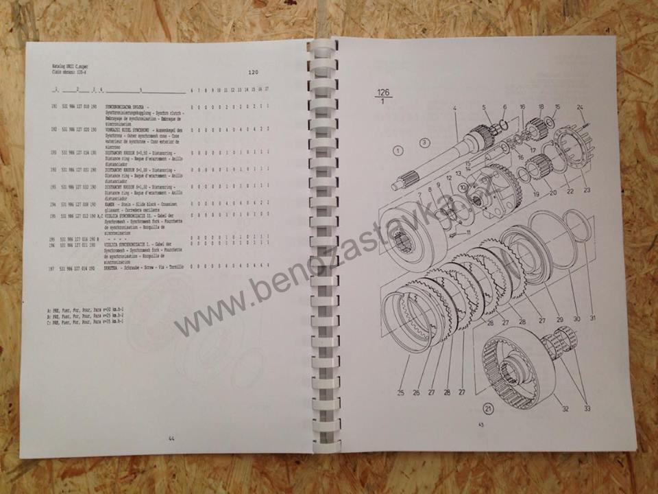 Katalog náhradních dílů Zetor Proxima Plus 85 95 105