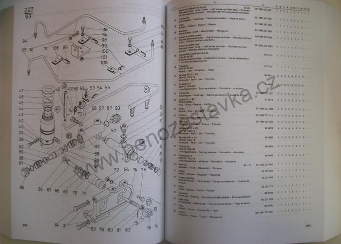 Katalog náhradních dílů Zetor URII 8111-16145 