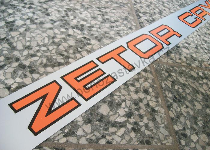 Nápis boční levý 12045 - Zetor URII