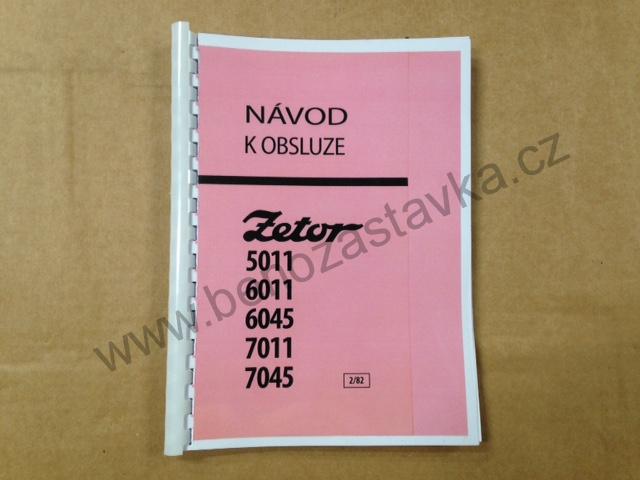 Návod k obsluze Zetor 5011 6011 6045 7011 7045