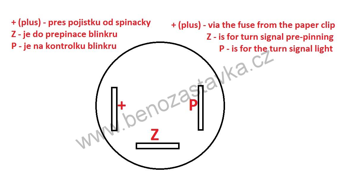 12V Přerušovač blinkru - Zetor