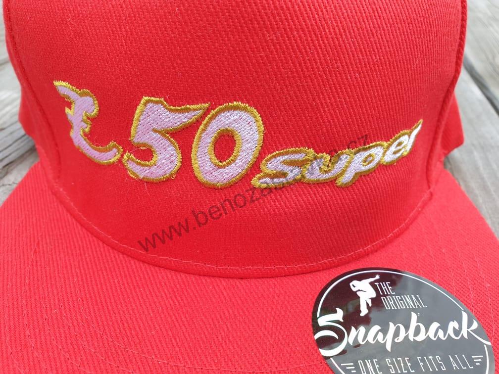 Kšiltovka, čepice červená s logem Z50super