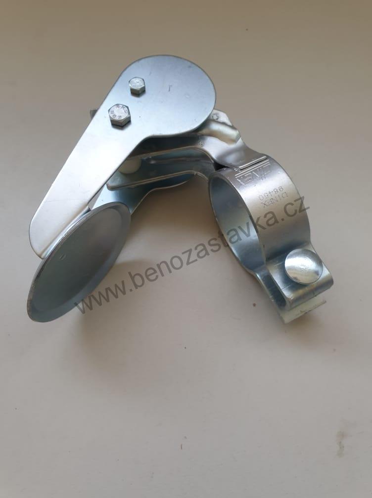 Robusní klapka výfuku DOUBLE 50 mm úplná - Zetor 