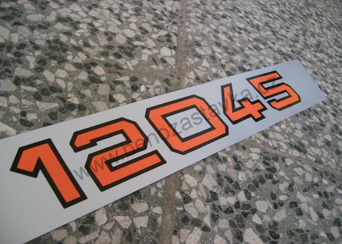 Nápis boční levý 12045 - Zetor URII