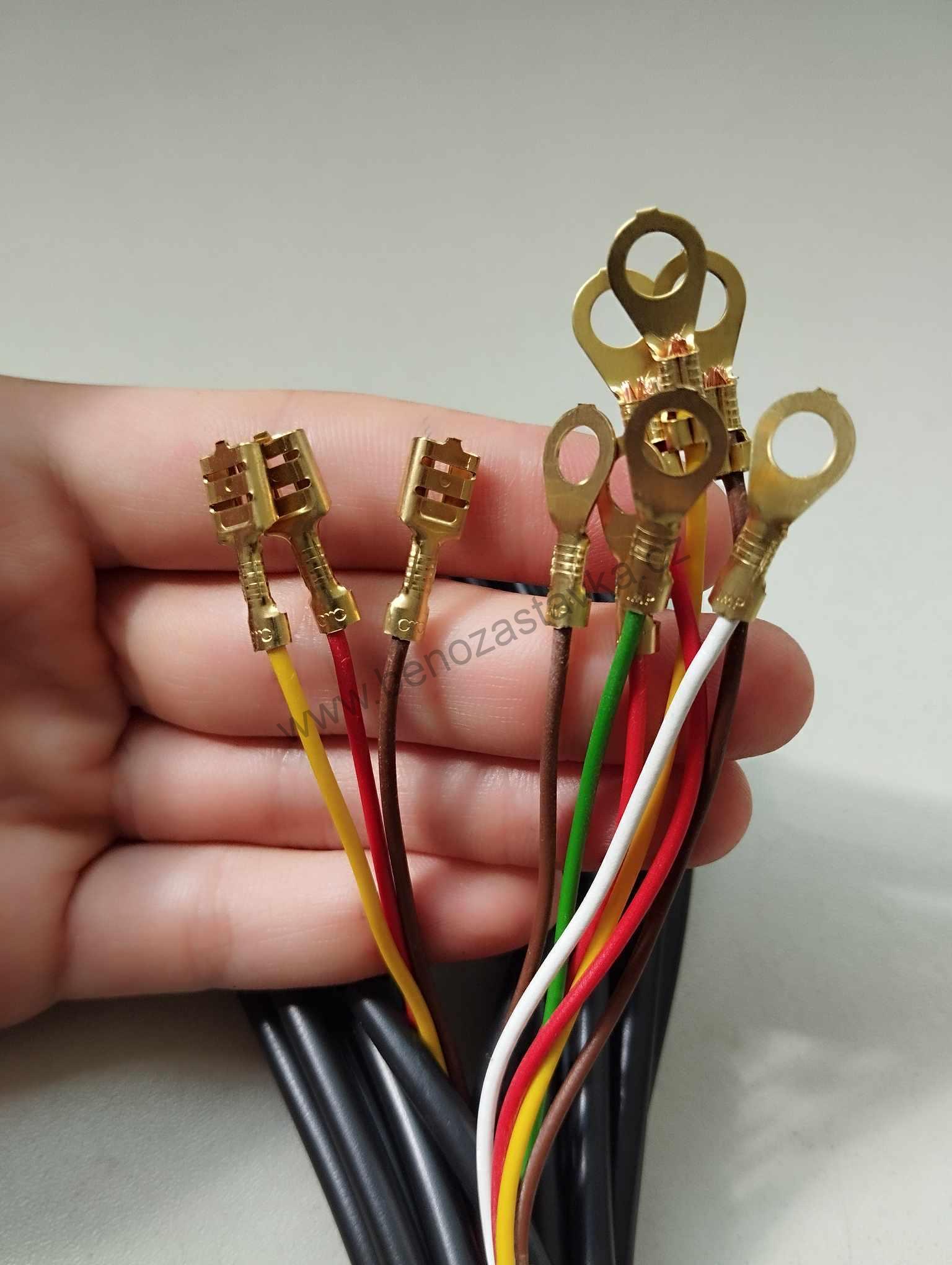 Univerzální elektroinstalace vlečky - Kompletní náhradní kabeláž D-47