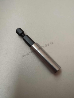 Nástavec na bity 1/4" 60mm - silný magnet