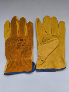 Rukavice celokožené GOLDEN vel. 10,5
