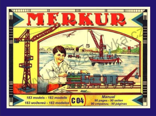 Stavebnice Merkur Classic C04, 213 dílů, 183 modelů