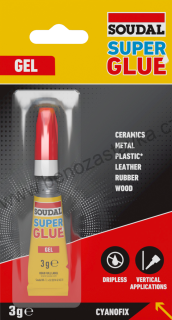 Soudal Super Glue GEL 3g